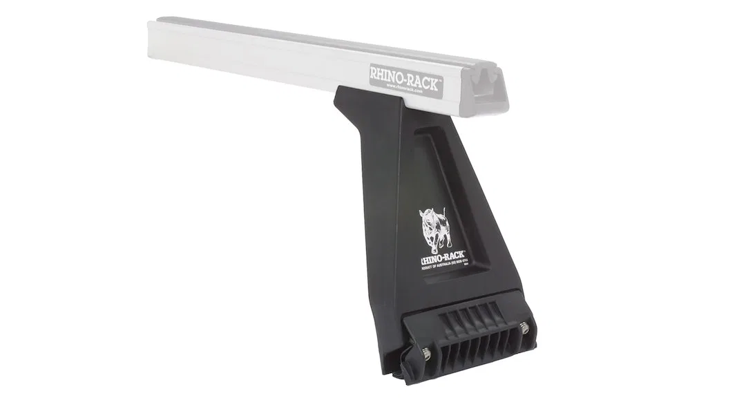 RL210S10 – RHINO RACK Roof Rack Mounting Kit, Designed To Fit Gutter Mounts On Vehicle Black Set Of 2